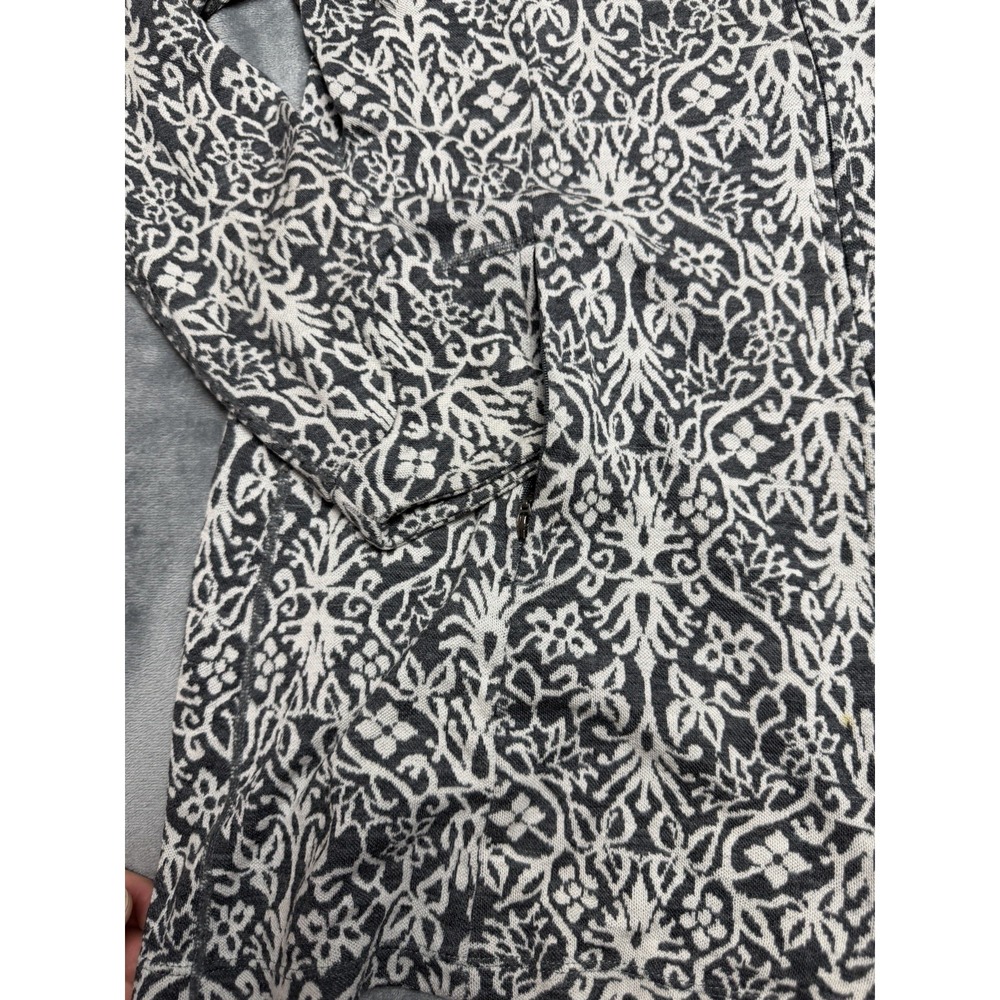 Ibex Merino Wool Patterned Full Zip Women's Sweater Jacket Large - Picture 6 of 12